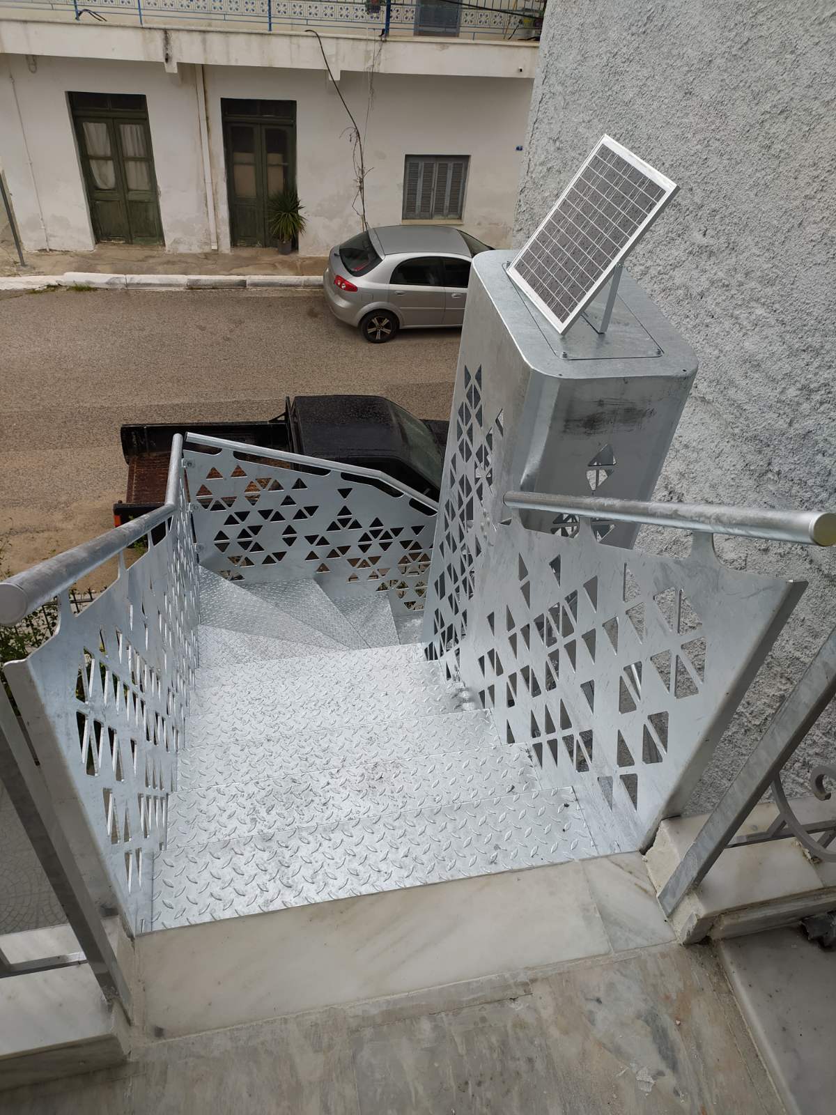 Γαλβανισμένη σκάλα